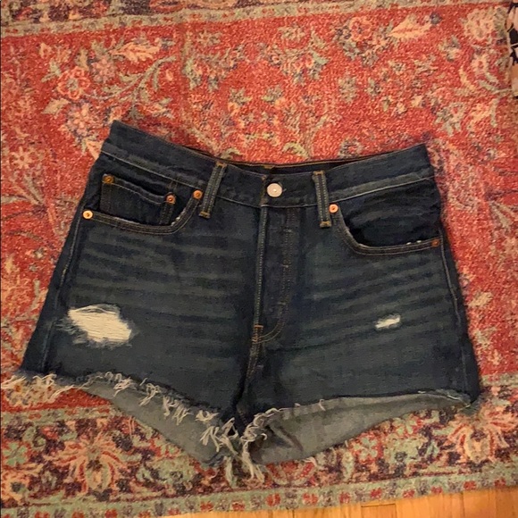 High rise cut off shorts - Picture 2 of 2